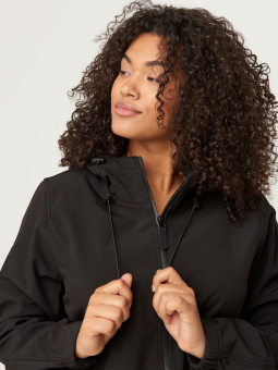 Zizzi Softshell Jacka Med Huva 