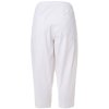 Clara - Hvide capri bukser med brede ben og flot knap detalje fra Gozzip